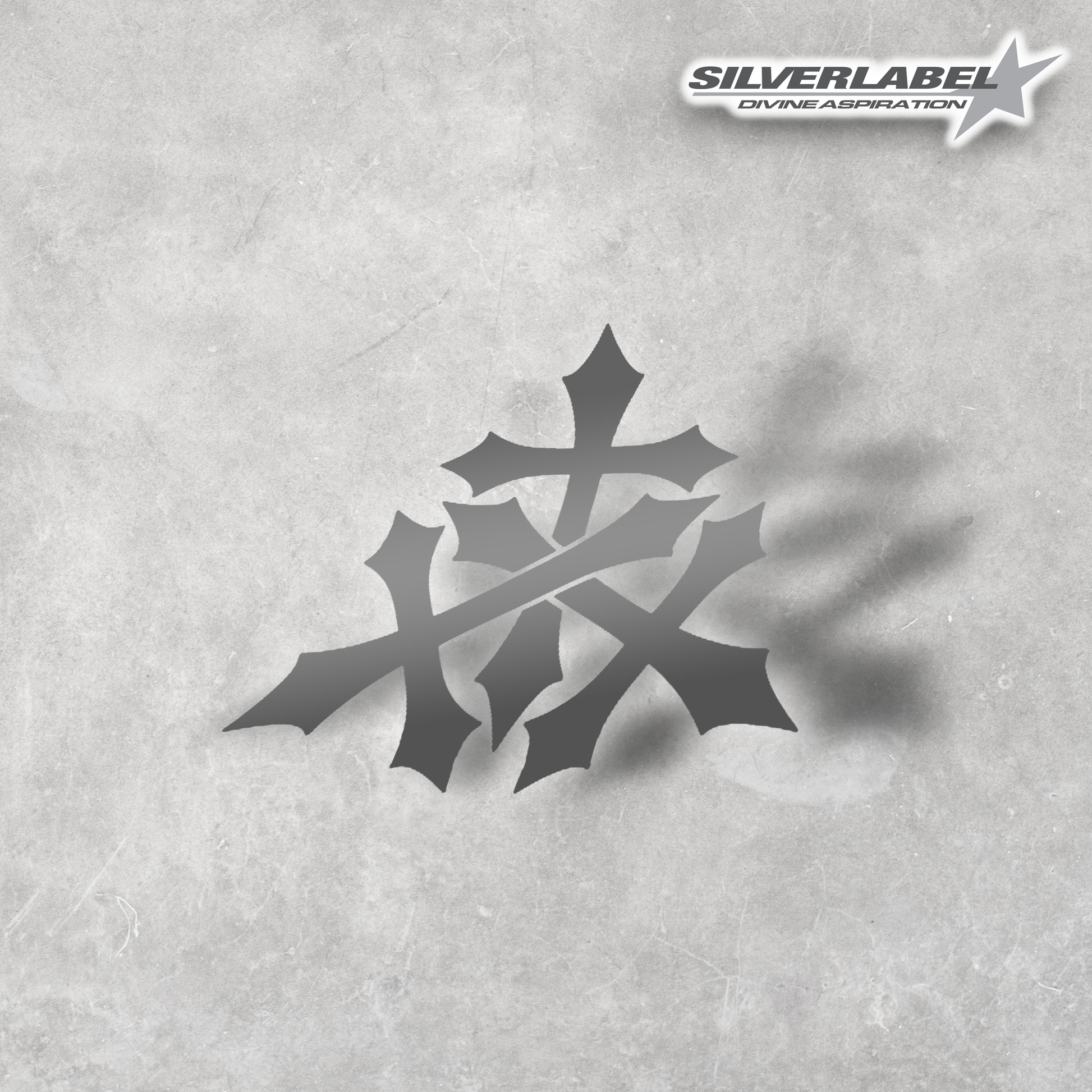 Silver 3-Cross Slap