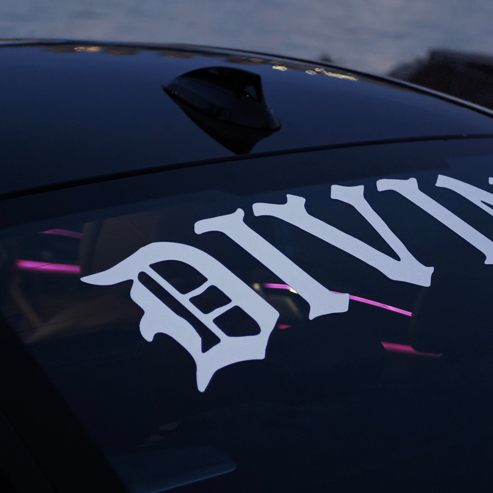 Divine Rear Windshield Decal